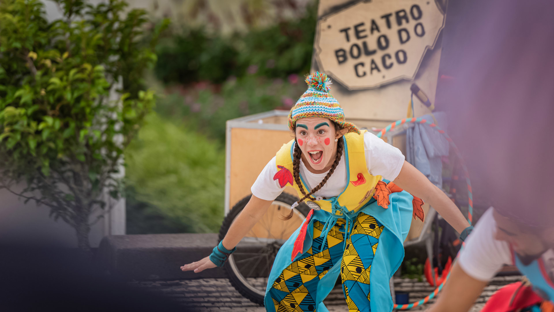 Personnage théâtral pendant les fêtes de Noël et du Nouvel An à Madère.