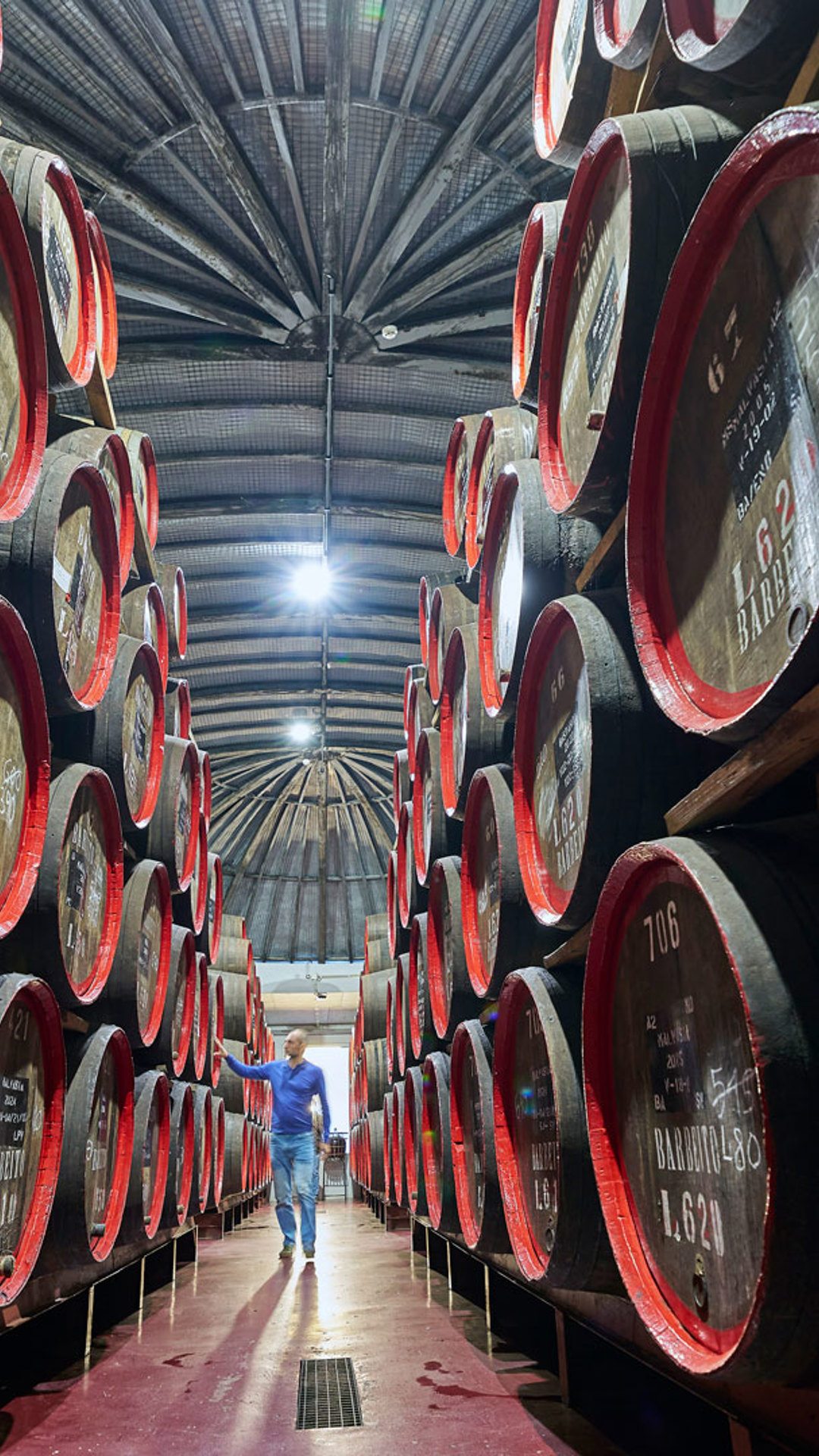 Madeira wine aging cellars on Madeira Island.